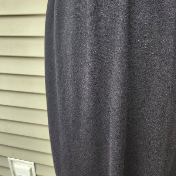 Wilster Black Casual Short Dress V-Neck Sleeveless Stretch Cover-up Solid - Picture 8 of 14